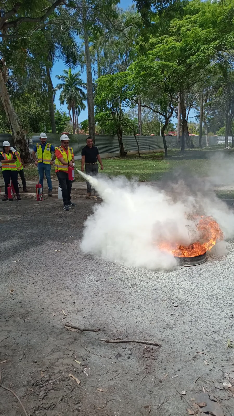 Instructor FireTec en acción